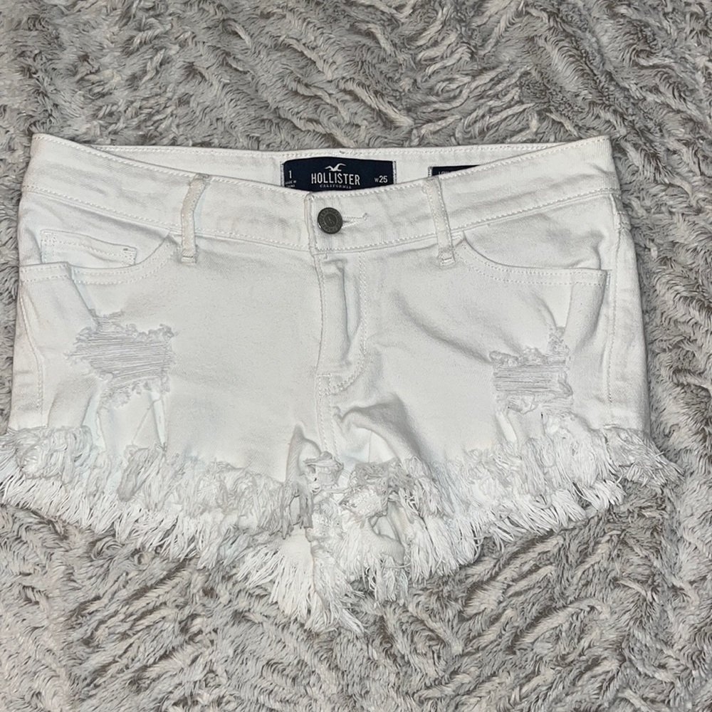 Hollister Ripped Jean Shorts